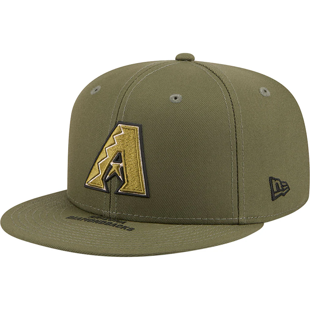 MLB Arizona Diamondbacks New Era 2026 Armed Forces Day 9FIFTY Snapback Hat - Green
