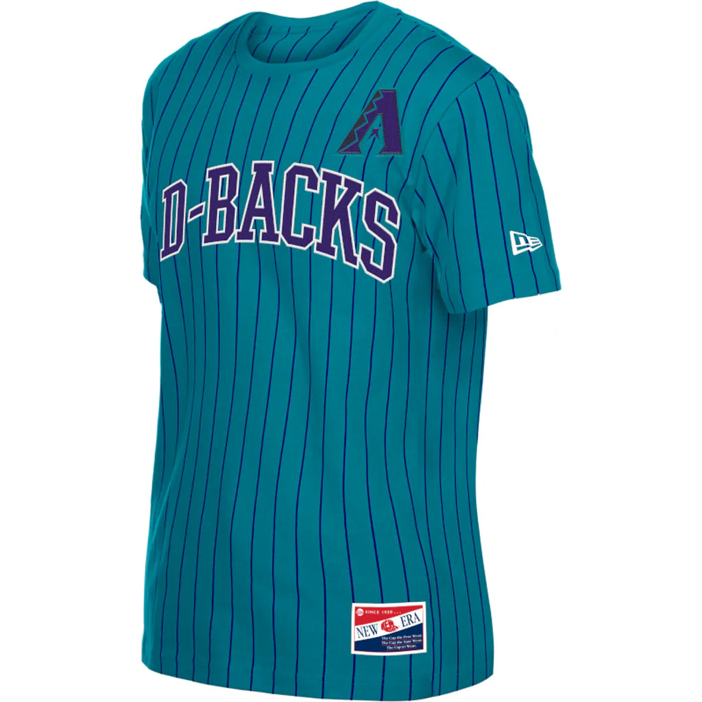 MLB Arizona Diamondbacks New Era 2026 City Connect Pinstripe Jersey T-shirt - Teal - Image 2