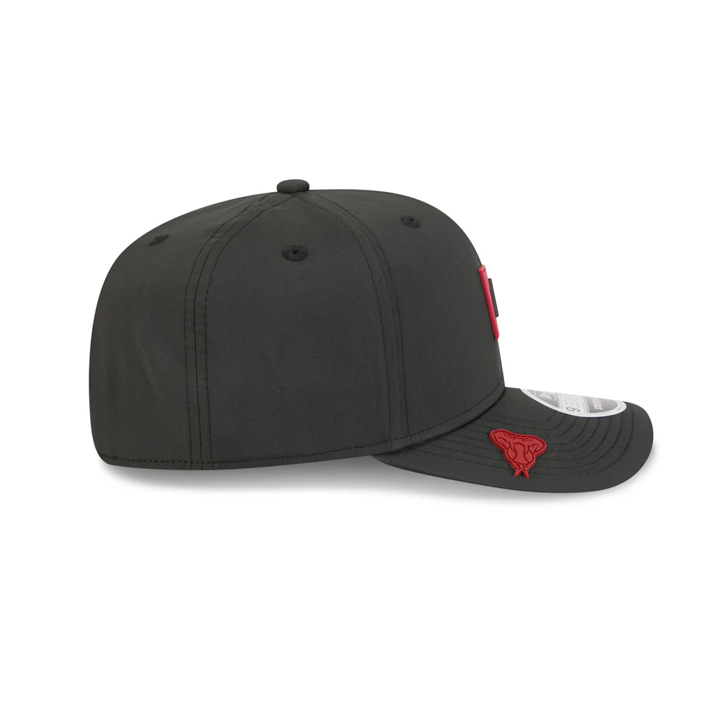 MLB Arizona Diamondbacks New Era 2026 Clubhouse 9SEVENTY Stretch Snap Hat - Black - Image 5