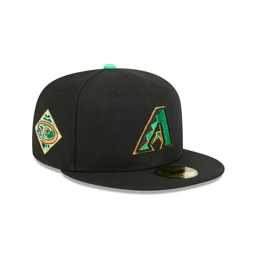 MLB Arizona Diamondbacks New Era 2026 St Patricks Day 59FIFTY Fitted Hat - Black - Image 2