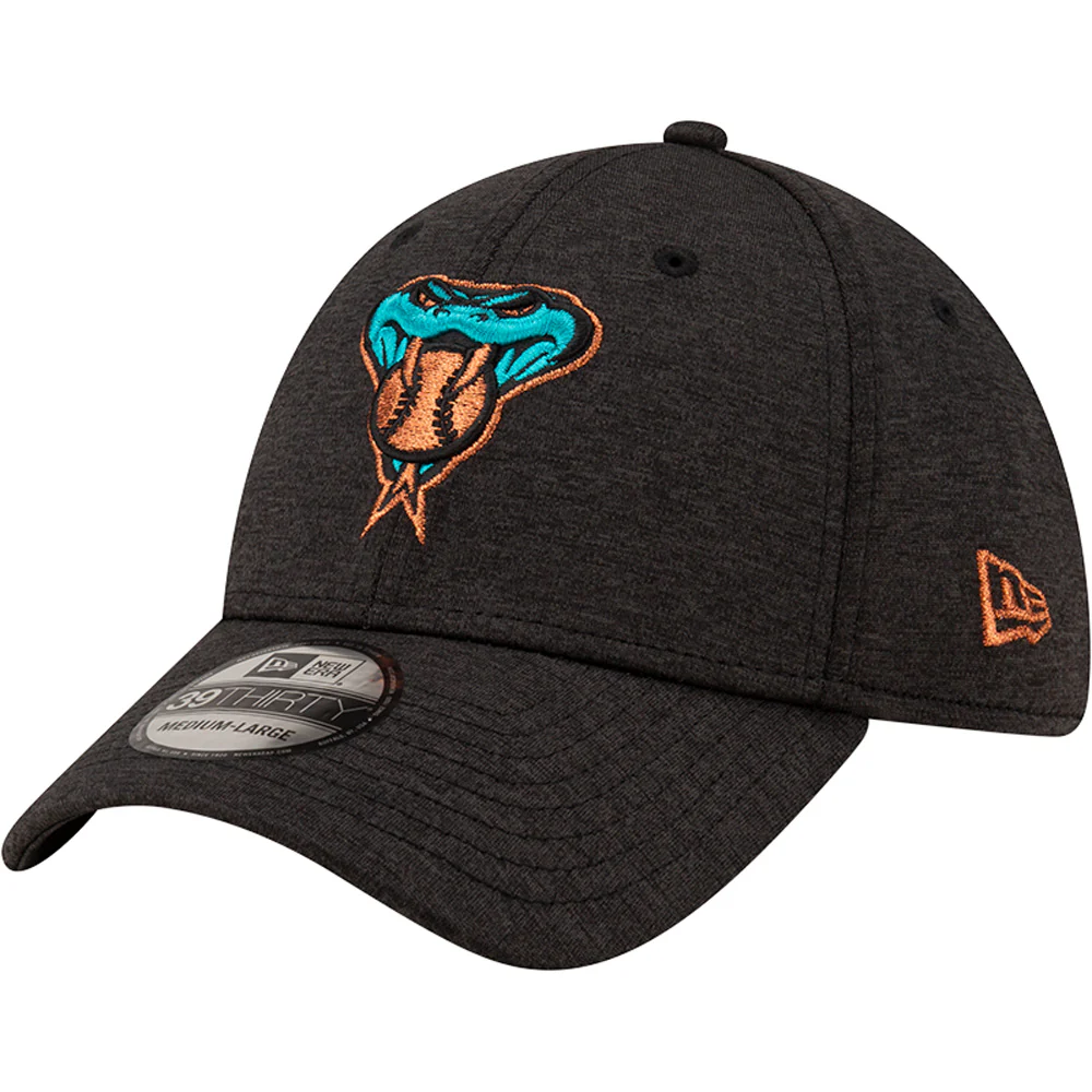 MLB Arizona Diamondbacks New Era Alternate Shadow Land 39THIRTY Flex Fit Hat - Black