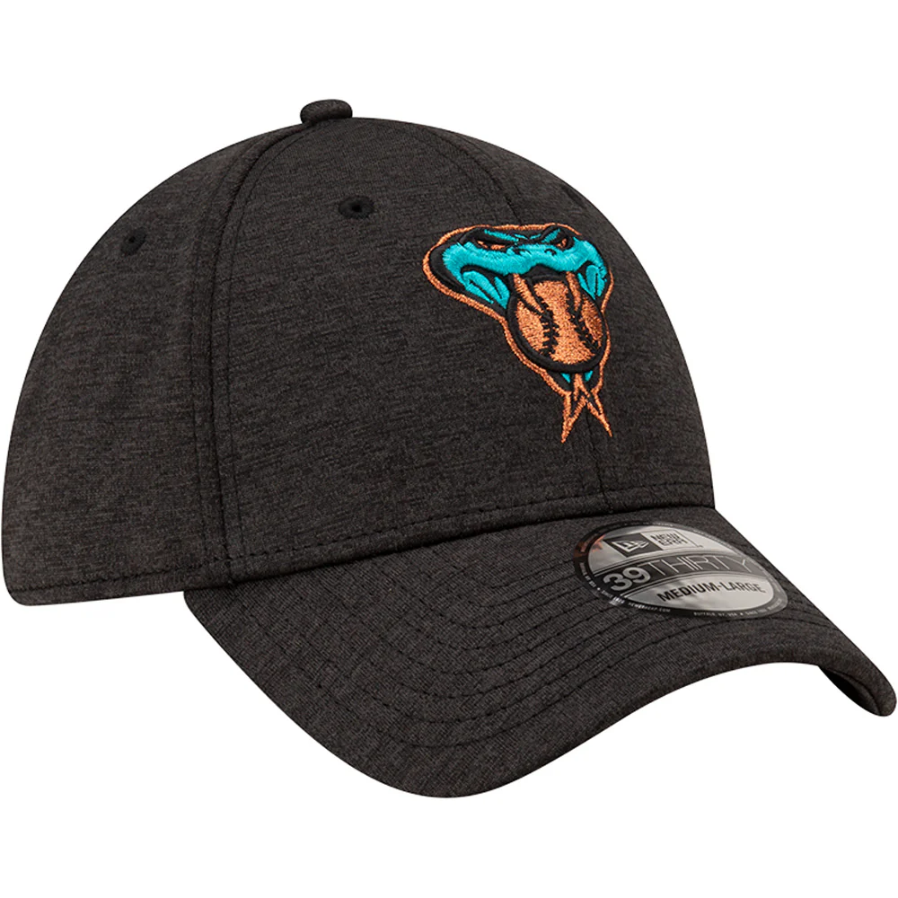 MLB Arizona Diamondbacks New Era Alternate Shadow Land 39THIRTY Flex Fit Hat - Black - Image 2
