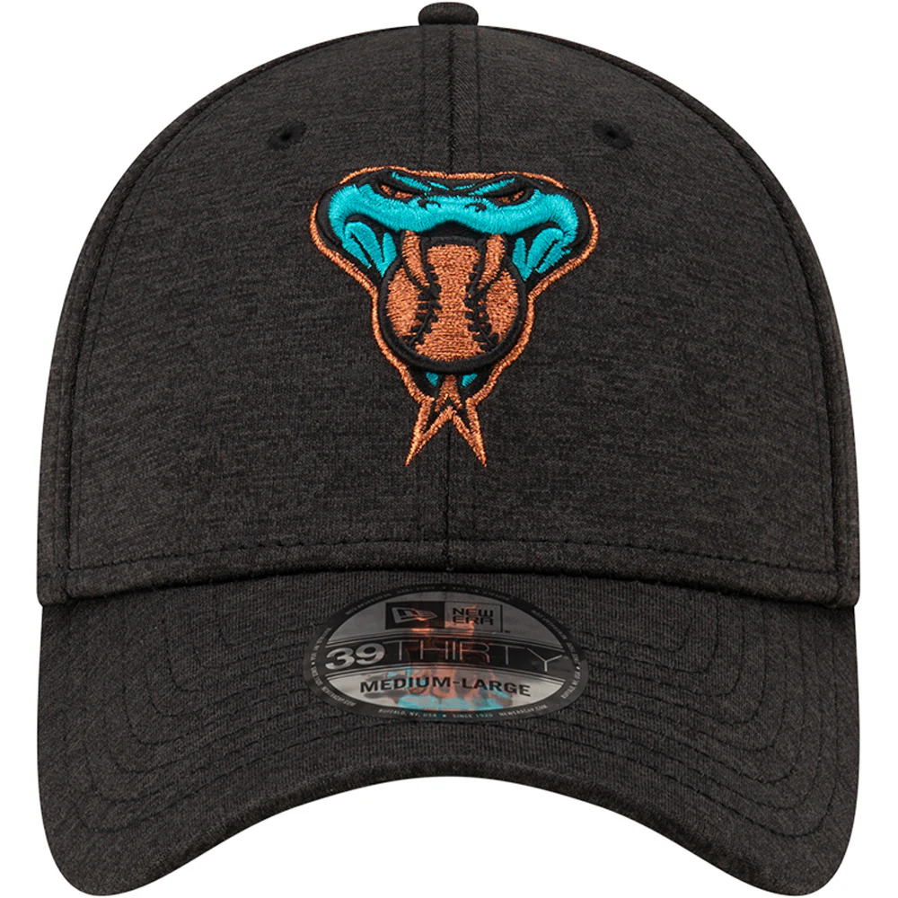 MLB Arizona Diamondbacks New Era Alternate Shadow Land 39THIRTY Flex Fit Hat - Black - Image 3