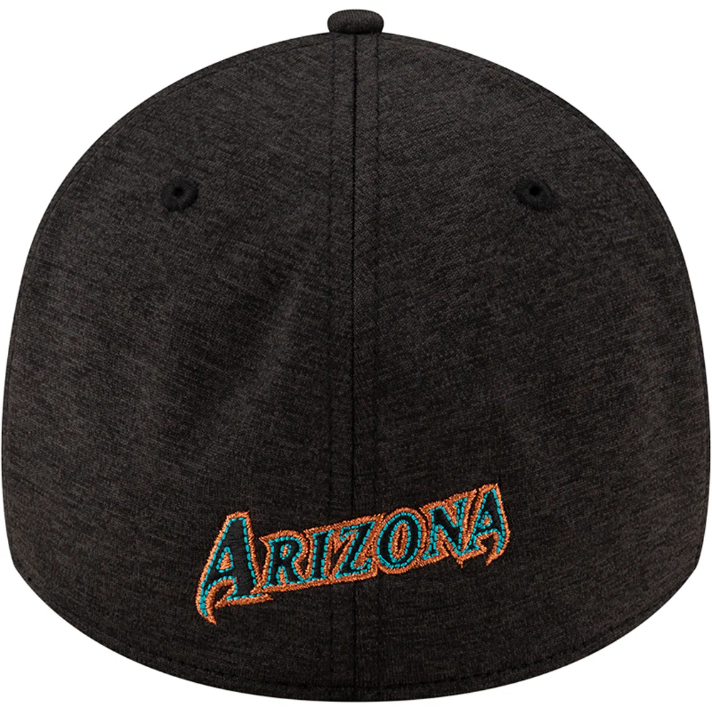 MLB Arizona Diamondbacks New Era Alternate Shadow Land 39THIRTY Flex Fit Hat - Black - Image 4