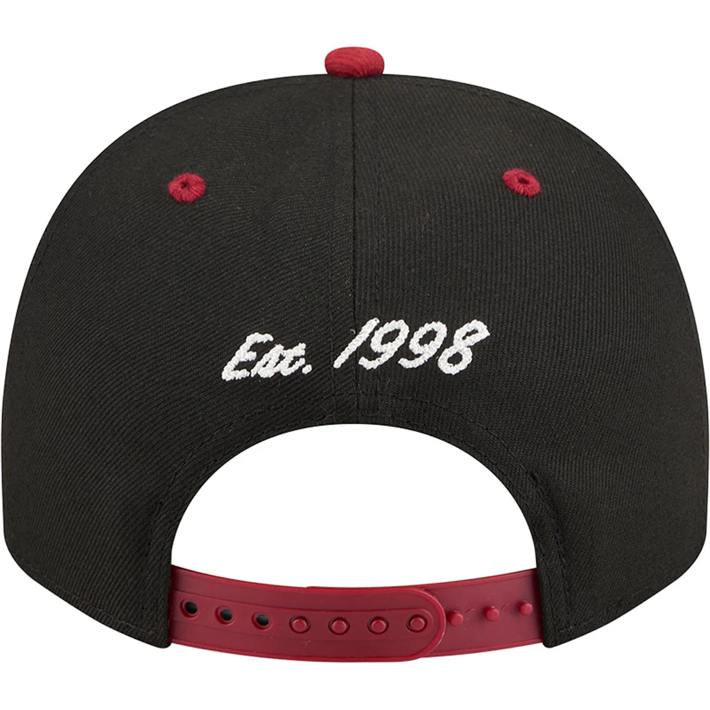 MLB Arizona Diamondbacks New Era Arched 9FIFTY A-Frame Snapback Hat - Black - Image 6