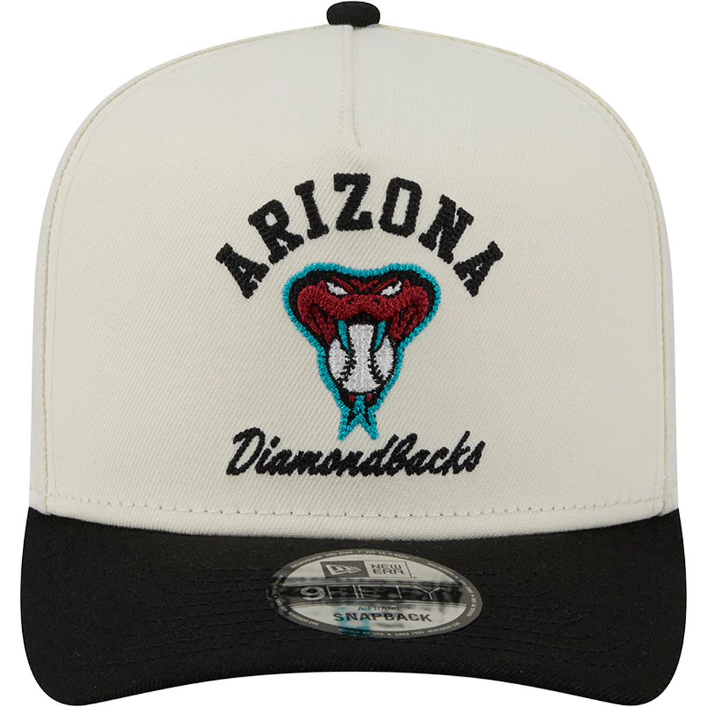 MLB Arizona Diamondbacks New Era Arched 9FIFTY A-Frame Snapback Hat - Cream - Image 3