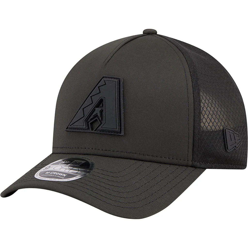 MLB Arizona Diamondbacks New Era Arched 9FORTY M-Crown Snapback Hat - Black