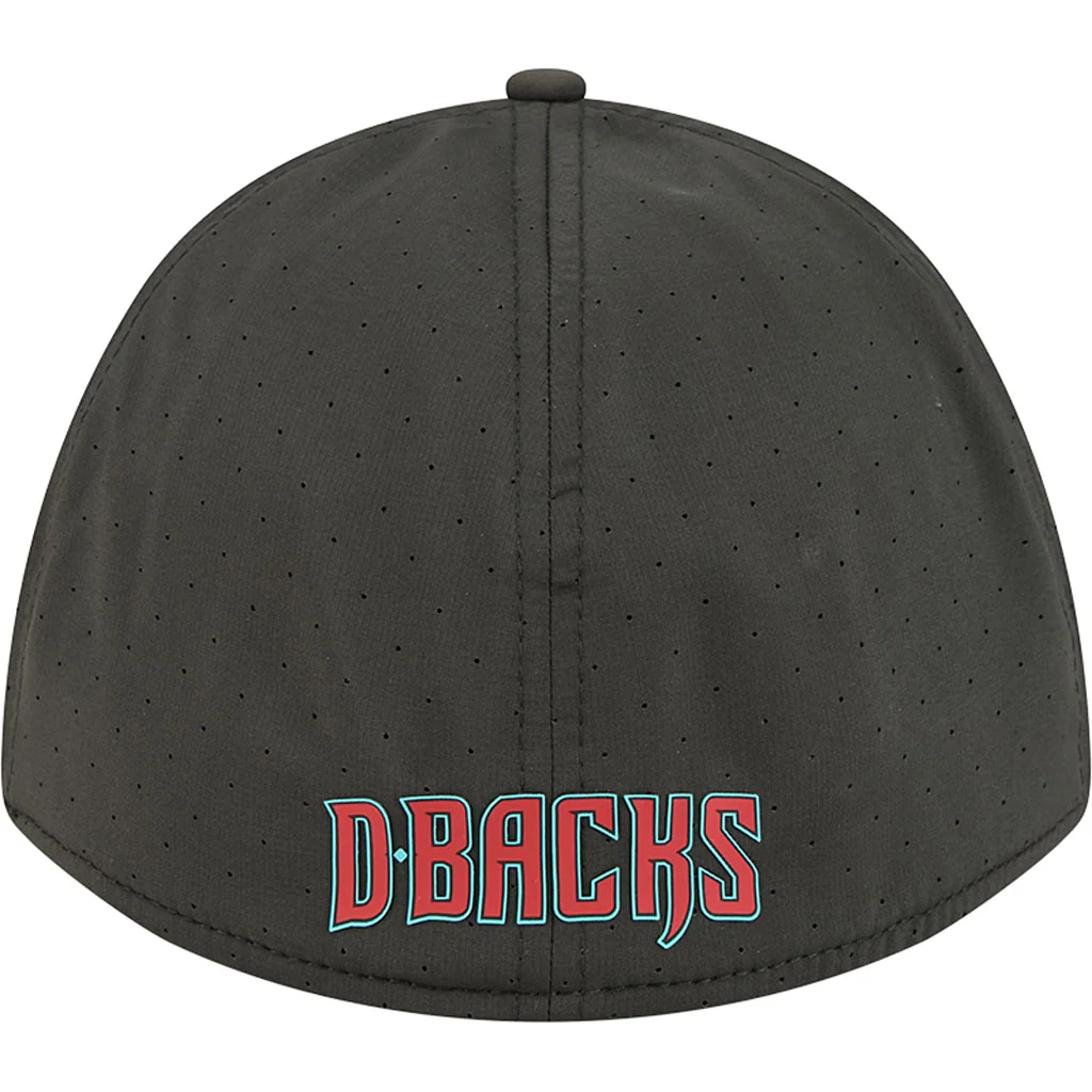 MLB Arizona Diamondbacks New Era Assist 39THIRTY M-Cown Flex Fit Hat - Black - Image 3