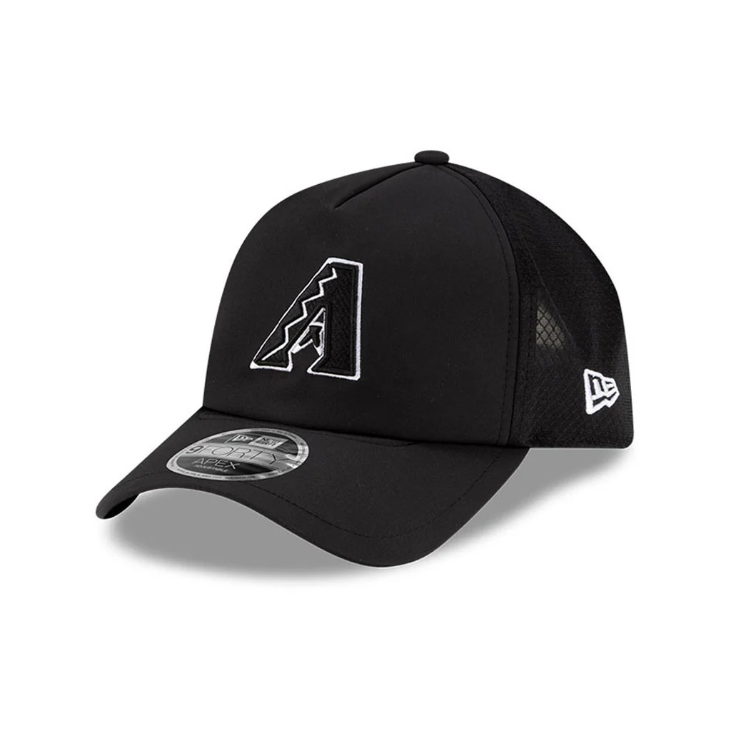 MLB Arizona Diamondbacks New Era Batting Practice Apex 9FORTY Snapback Hat - Black