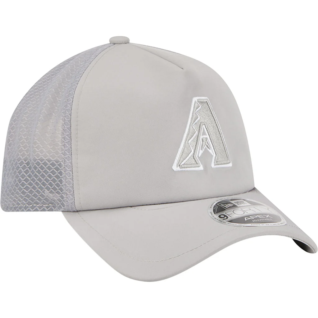 MLB Arizona Diamondbacks New Era Batting Practice Apex 9FORTY Snapback Hat - Graphite - Image 2
