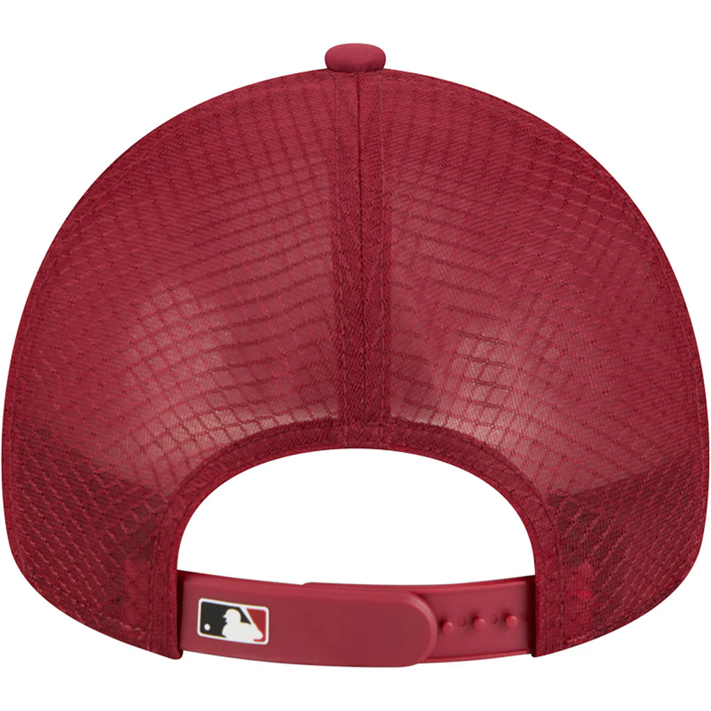 MLB Arizona Diamondbacks New Era Batting Practice Apex 9FORTY Snapback Hat - Red - Image 6
