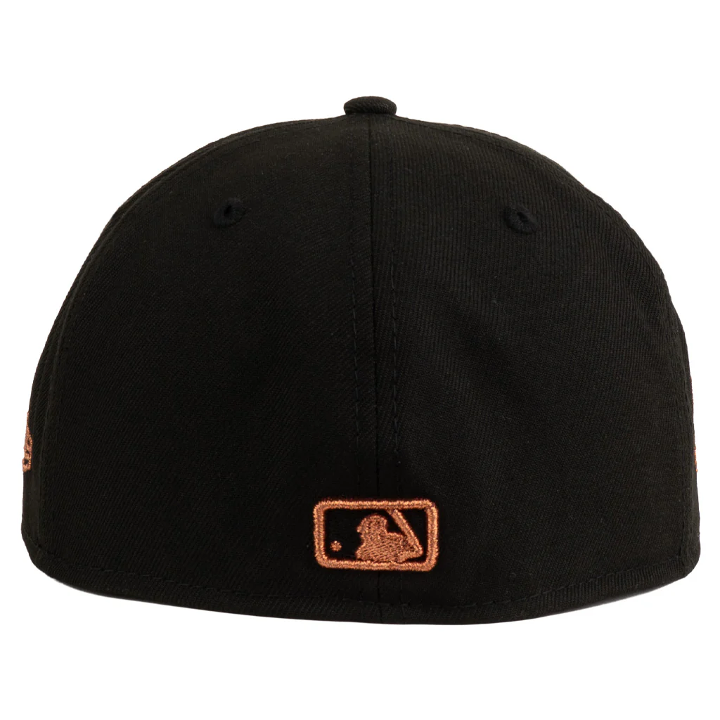 MLB Arizona Diamondbacks New Era City Connect Copper Wordmark 59FIFTY Fitted Hat - Black - Image 3