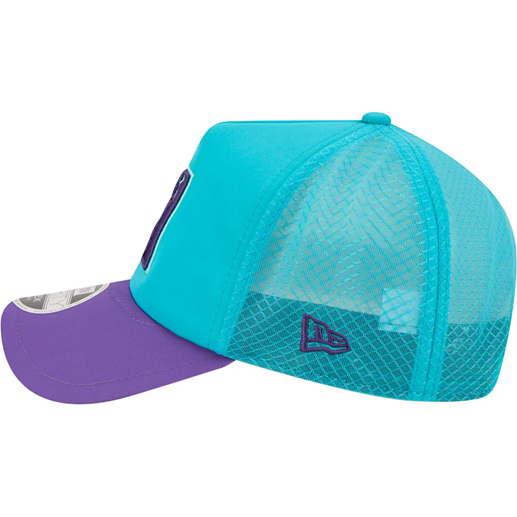 MLB Arizona Diamondbacks New Era City Connect Two-Tone Batting Practice Apex 9FORTY Snapback Hat - Teal - Image 4