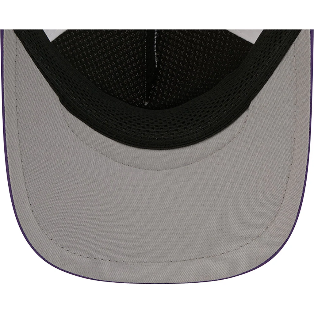 MLB Arizona Diamondbacks New Era City Connect Two-Tone Batting Practice Apex 9FORTY Snapback Hat - White - Image 7