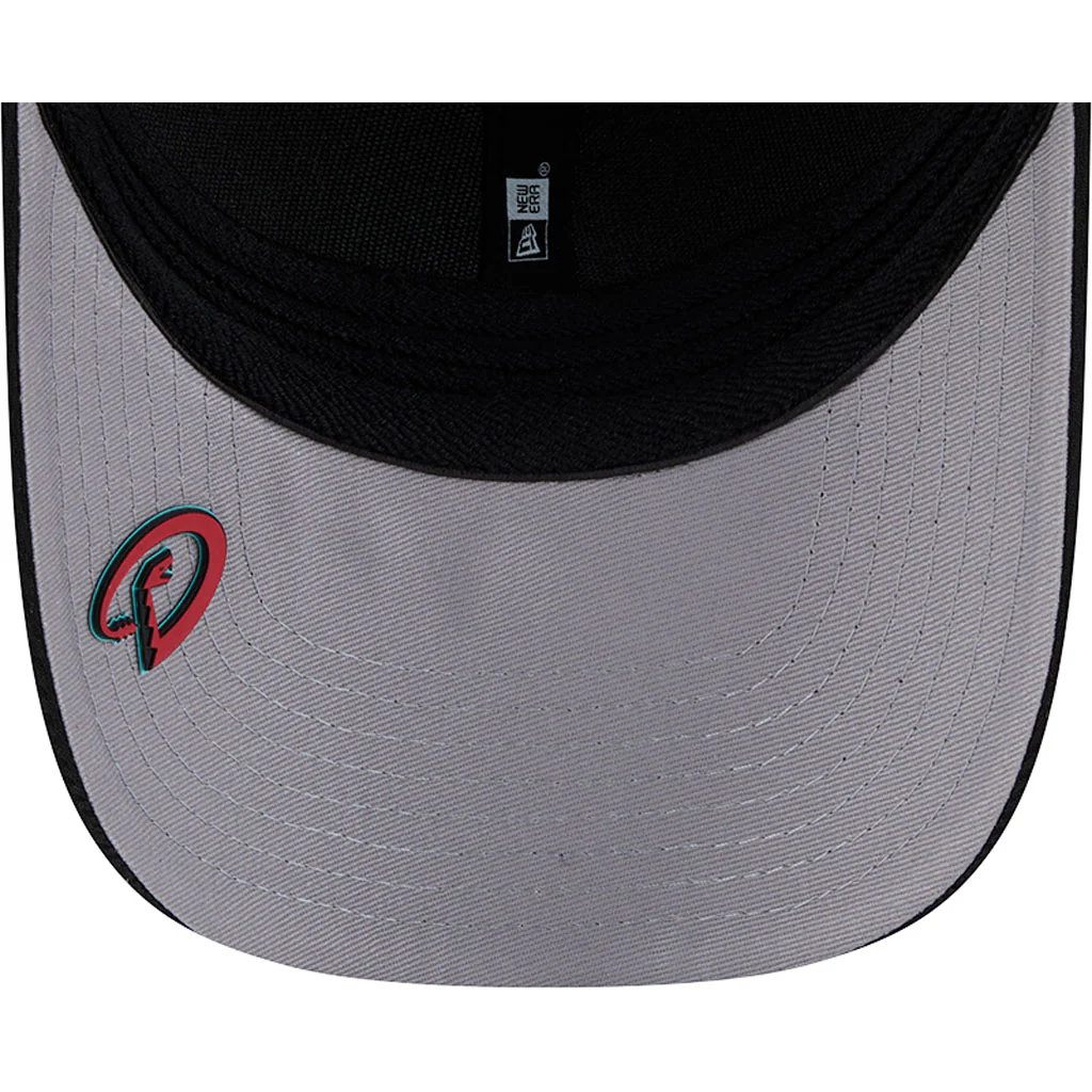 MLB Arizona Diamondbacks New Era Dashed 39THIRTY Flex Fit Hat - Black - Image 4