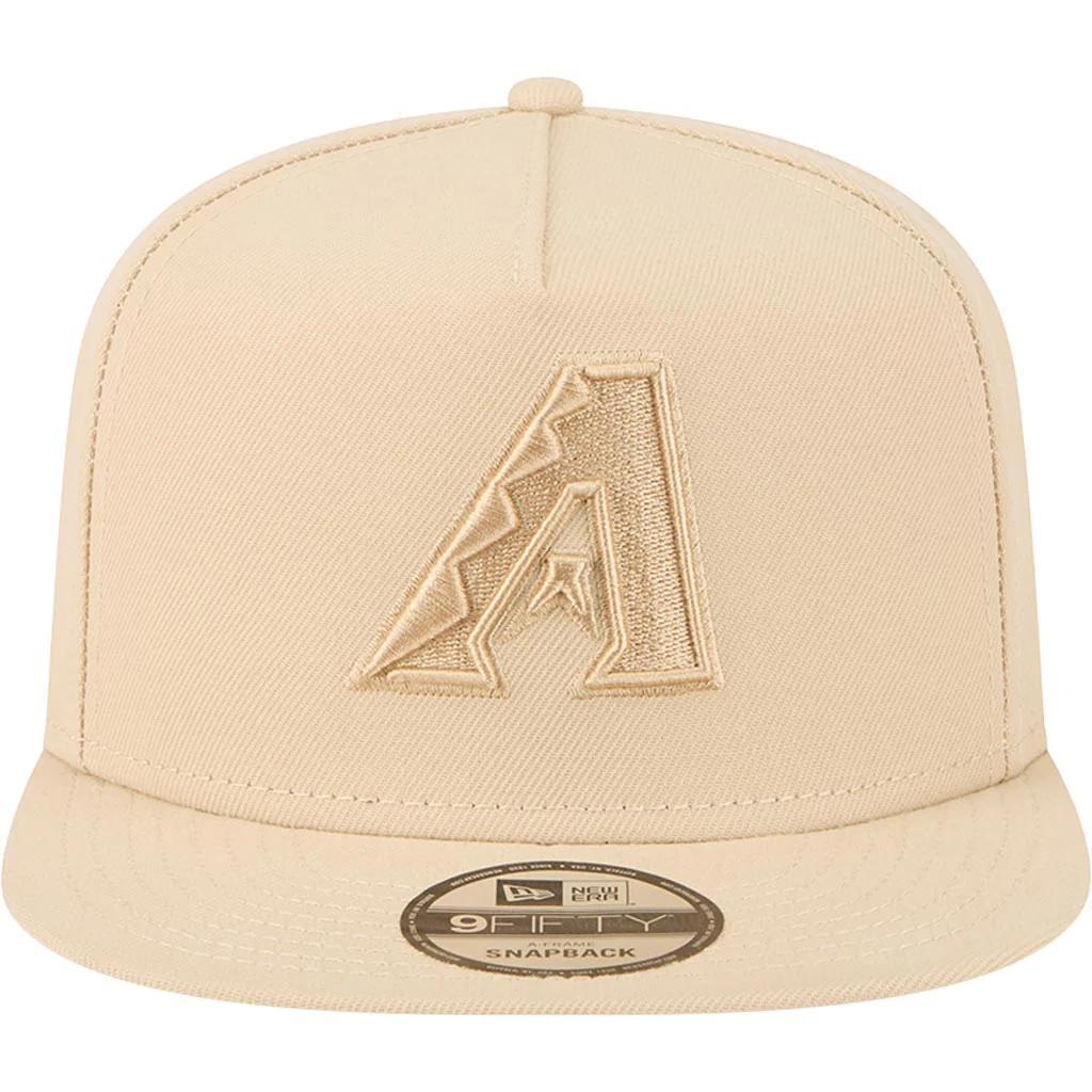 MLB Arizona Diamondbacks New Era Dry Wood 9FIFTY A-Frame Snapback Hat - Tan - Image 3