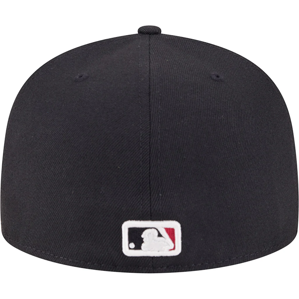 MLB Arizona Diamondbacks New Era Neon 59FIFTY Fitted Hat - Black - Image 4