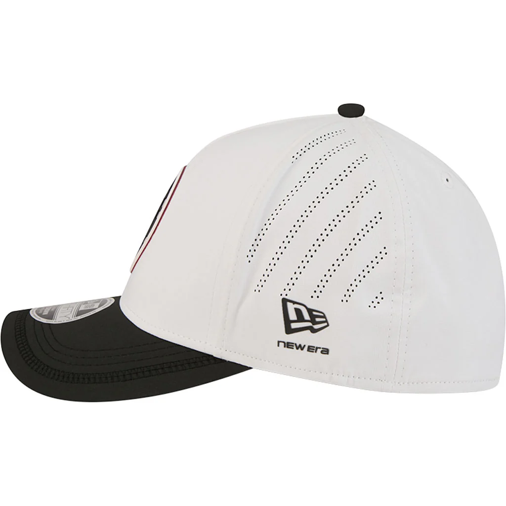 MLB Arizona Diamondbacks New Era Patch 39THIRTY M-Crown Flex Fit Hat - White - Image 4