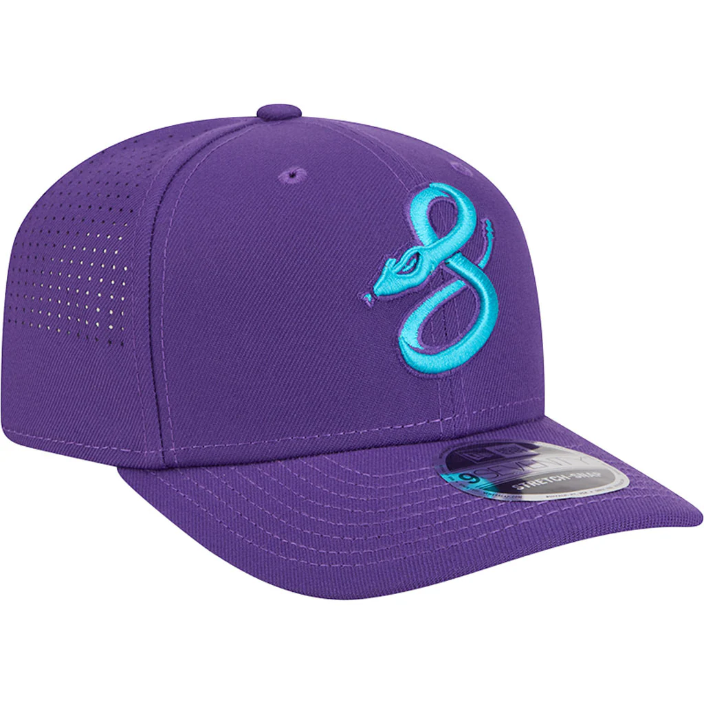 MLB Arizona Diamondbacks New Era Performance 9SEVENTY Stretch Snapback Hat - Purple - Image 2
