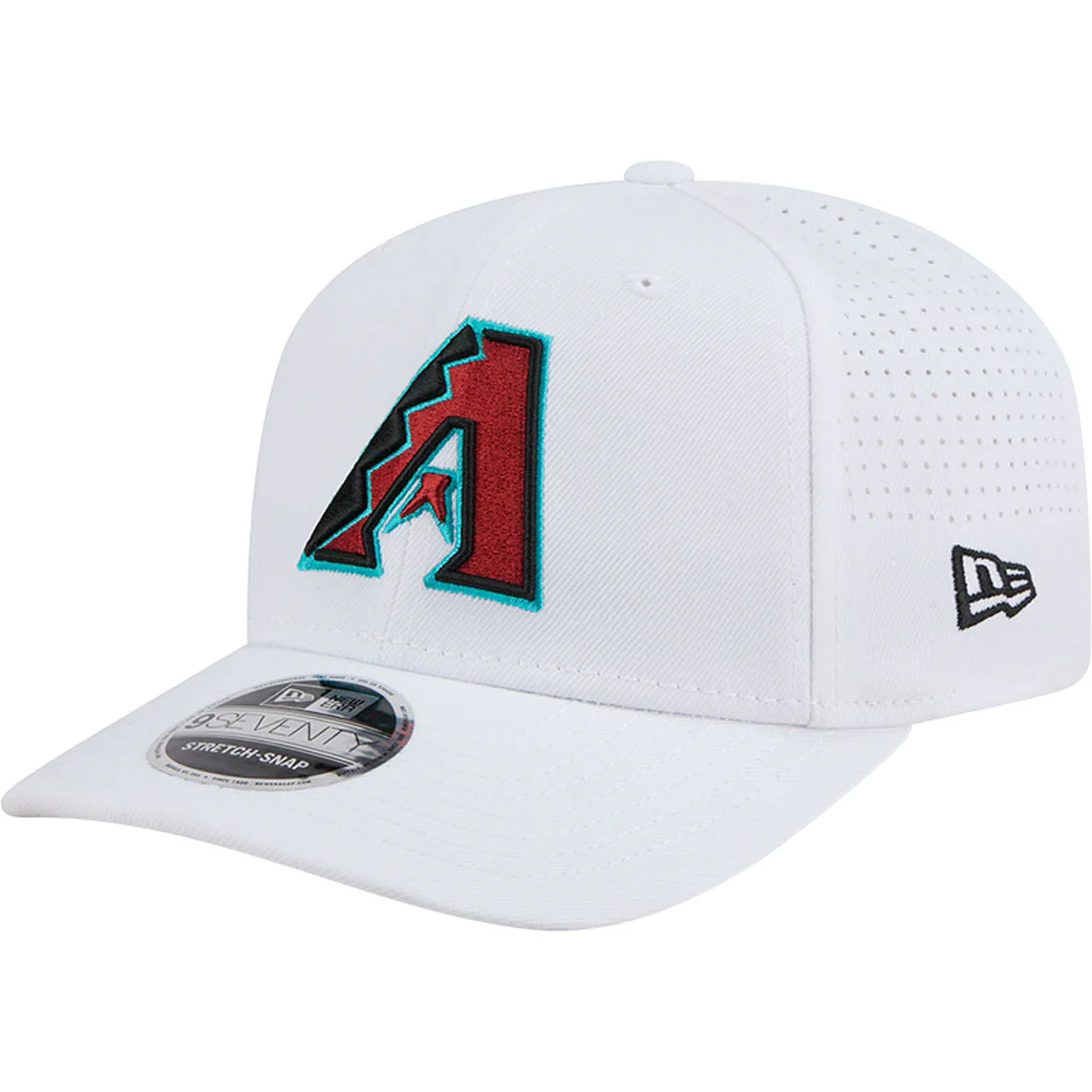 MLB Arizona Diamondbacks New Era Performance 9SEVENTY Stretch Snapback Hat - White