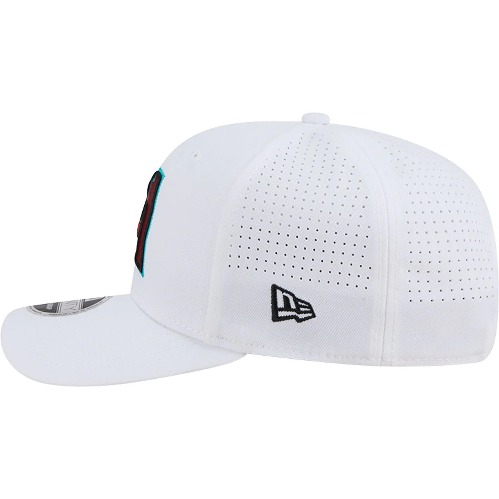 MLB Arizona Diamondbacks New Era Performance 9SEVENTY Stretch Snapback Hat - White - Image 4