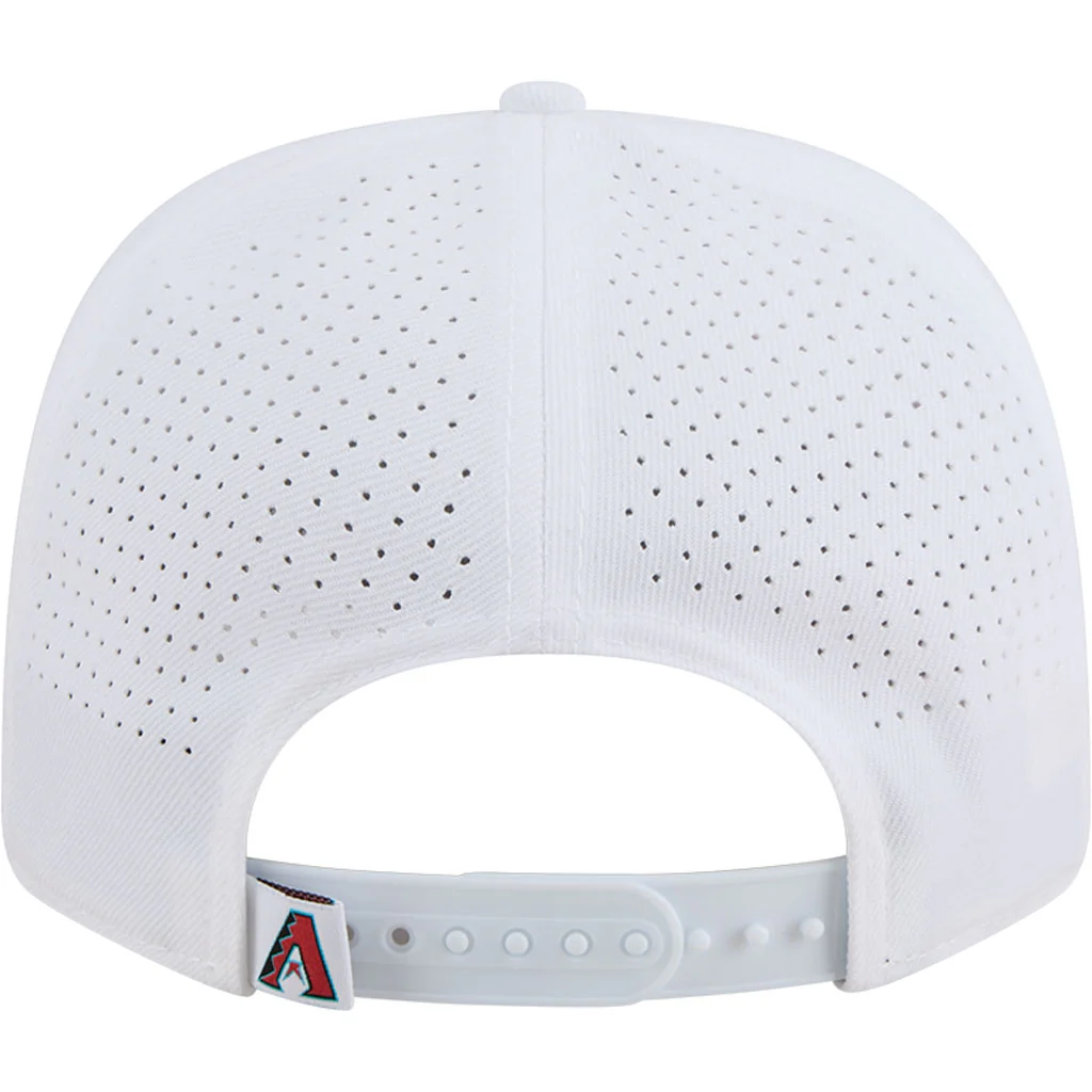 MLB Arizona Diamondbacks New Era Performance 9SEVENTY Stretch Snapback Hat - White - Image 6