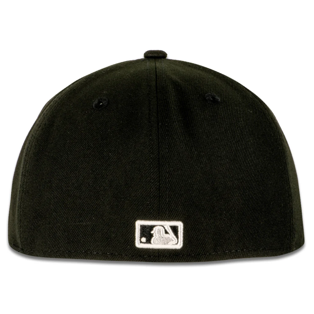 MLB Arizona Diamondbacks New Era Primary Black and White 59FIFTY Fitted Hat - Black - Image 2