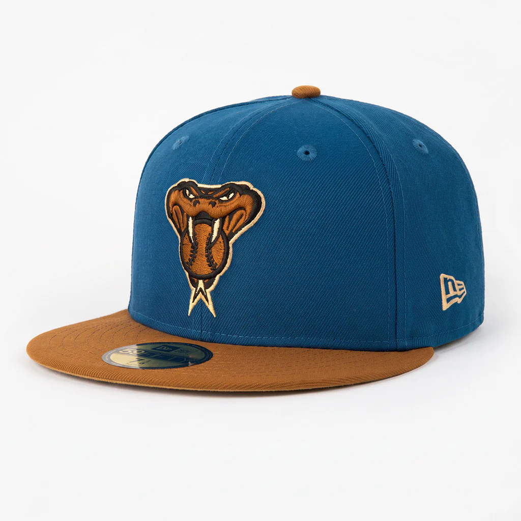 MLB Arizona Diamondbacks New Era Rodeo 59FIFTY Fitted Hat- Blue - Image 2