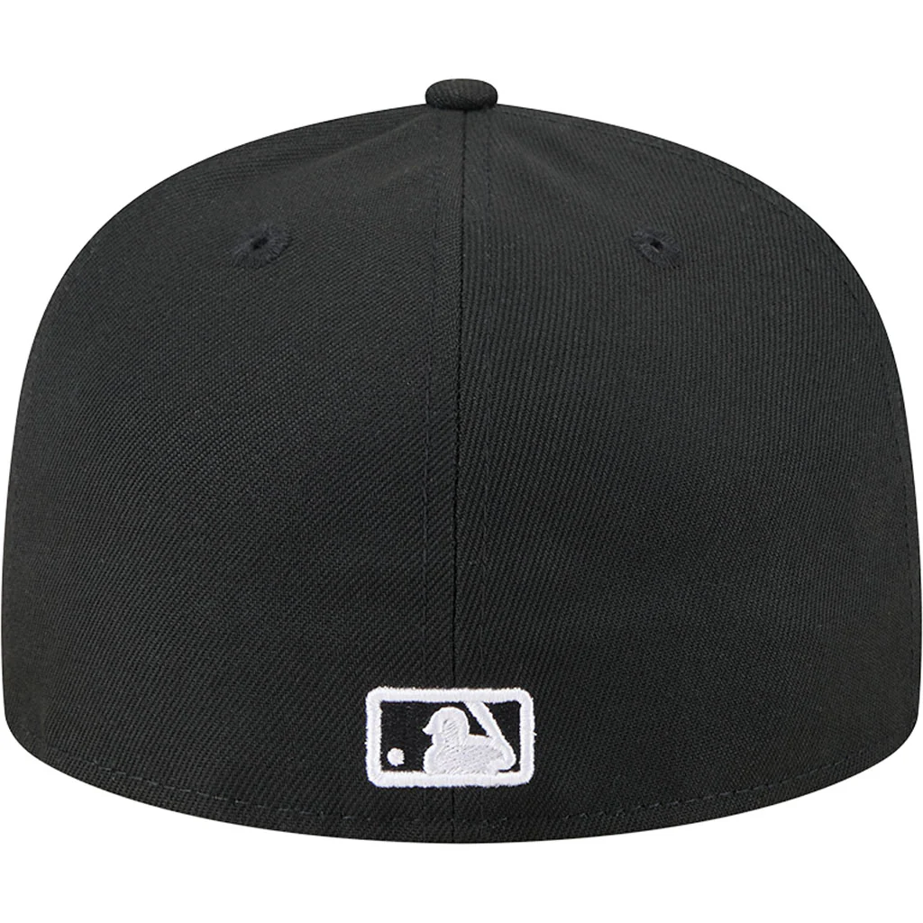 MLB Arizona Diamondbacks New Era Side Patch Black & White 59FIFTY Fitted Hat - Black - Image 11