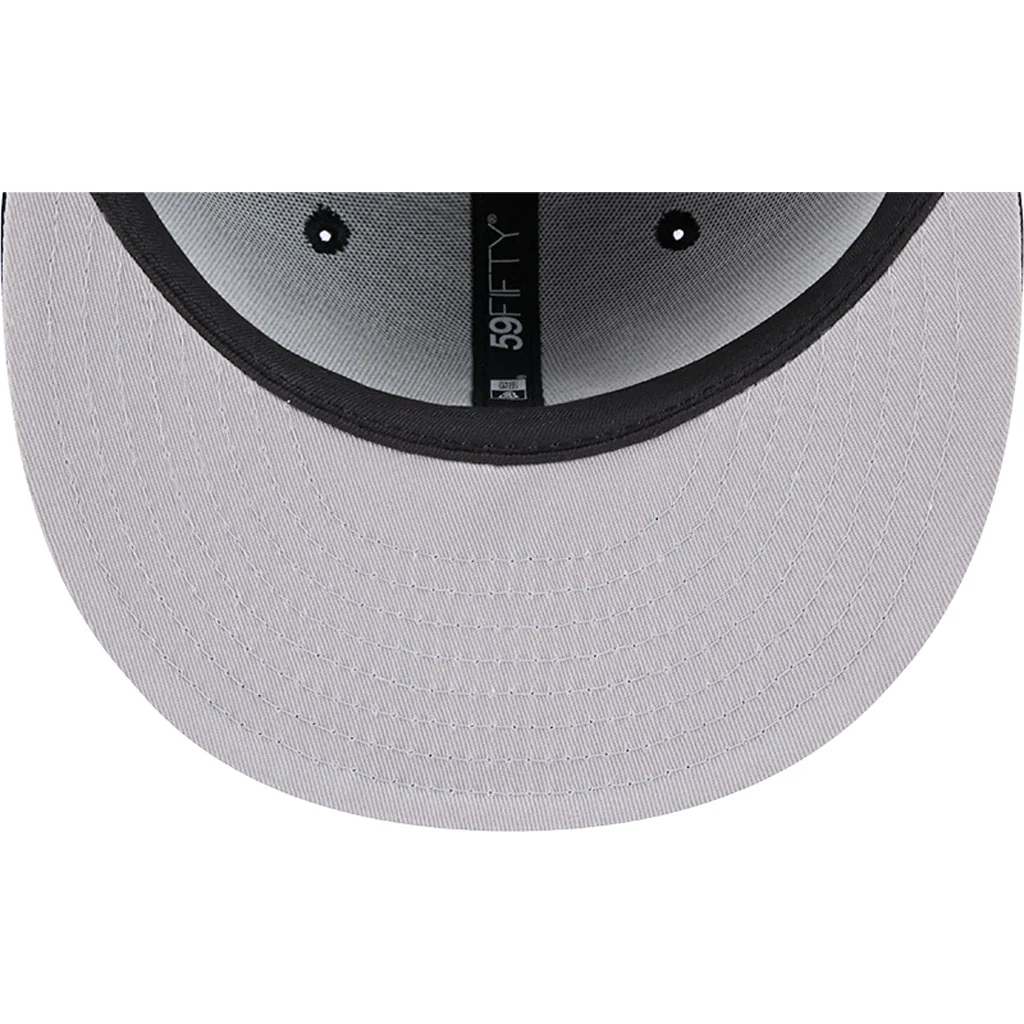 MLB Arizona Diamondbacks New Era Side Patch Black & White 59FIFTY Fitted Hat - Black - Image 13