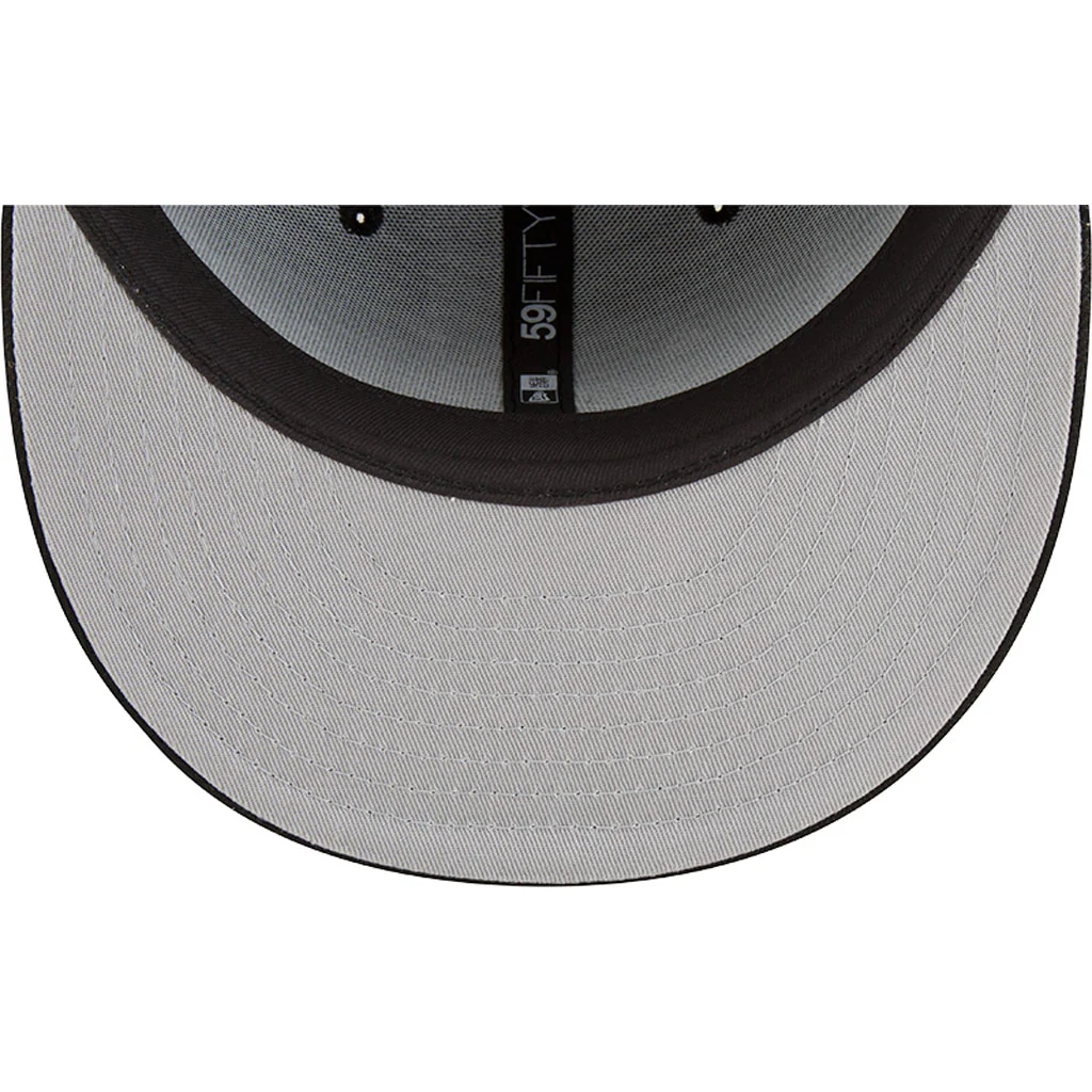MLB Arizona Diamondbacks New Era Side Patch Black & White 59FIFTY Fitted Hat - Black - Image 14