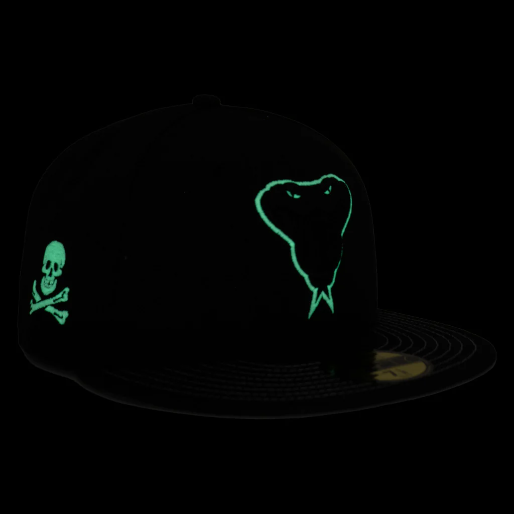 MLB Arizona Diamondbacks New Era Snakehead Jolly Roger 59FIFTY Fitted Hat - Black - Image 3