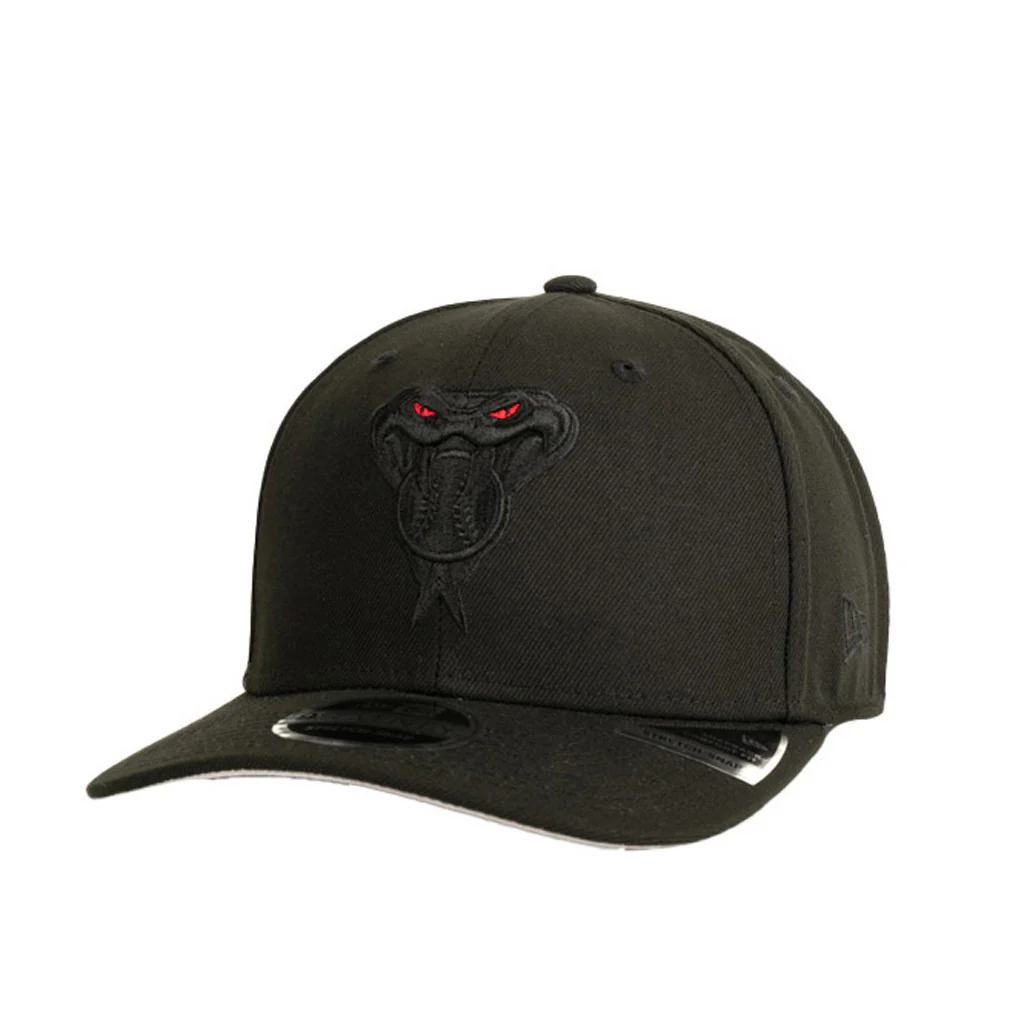 MLB Arizona Diamondbacks New Era Snakehead Red Eye 9SEVENTY Stretch-Snapback Hat - Black