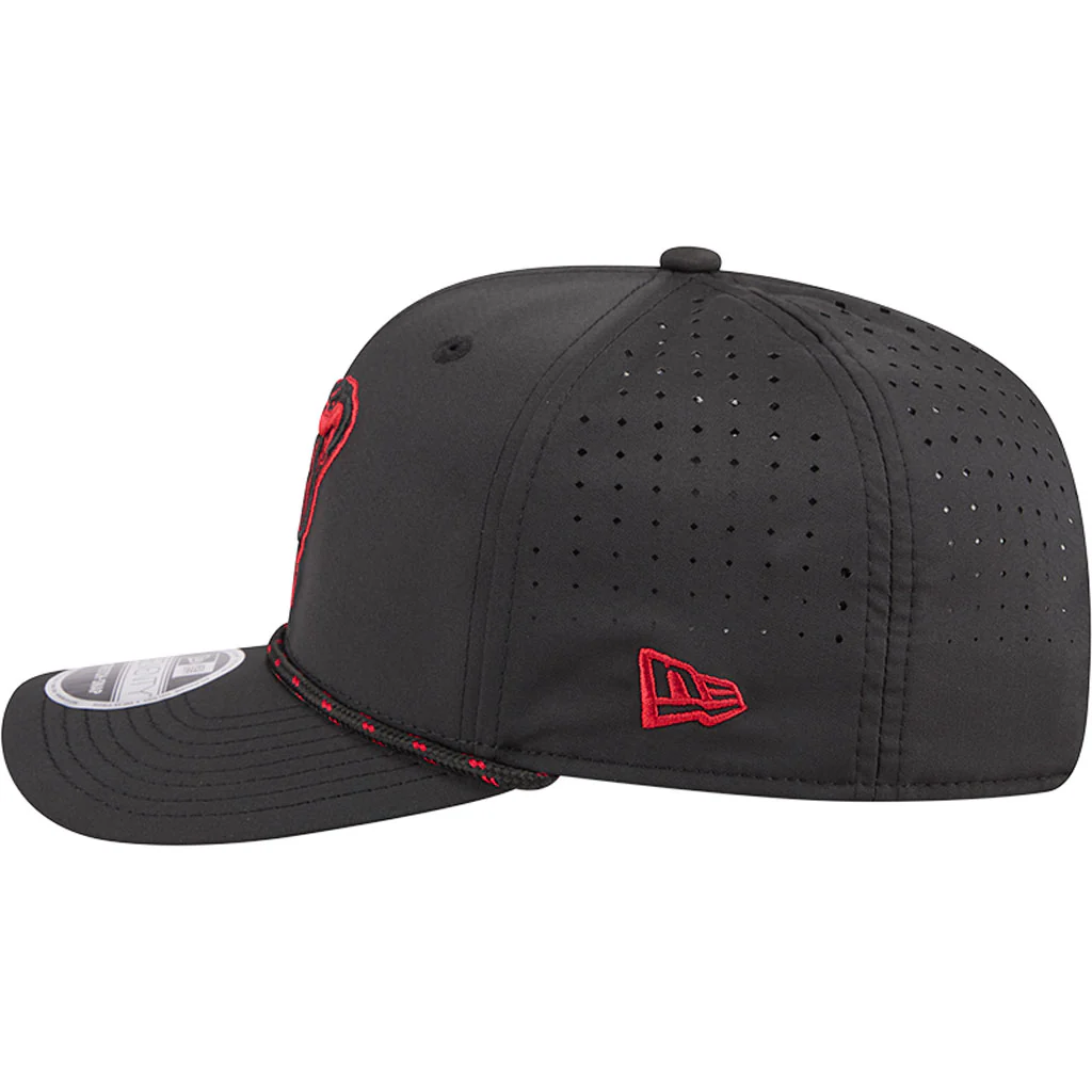 MLB Arizona Diamondbacks New Era Sport 9SEVENTY Stretch Snap Hat - Black - Image 4