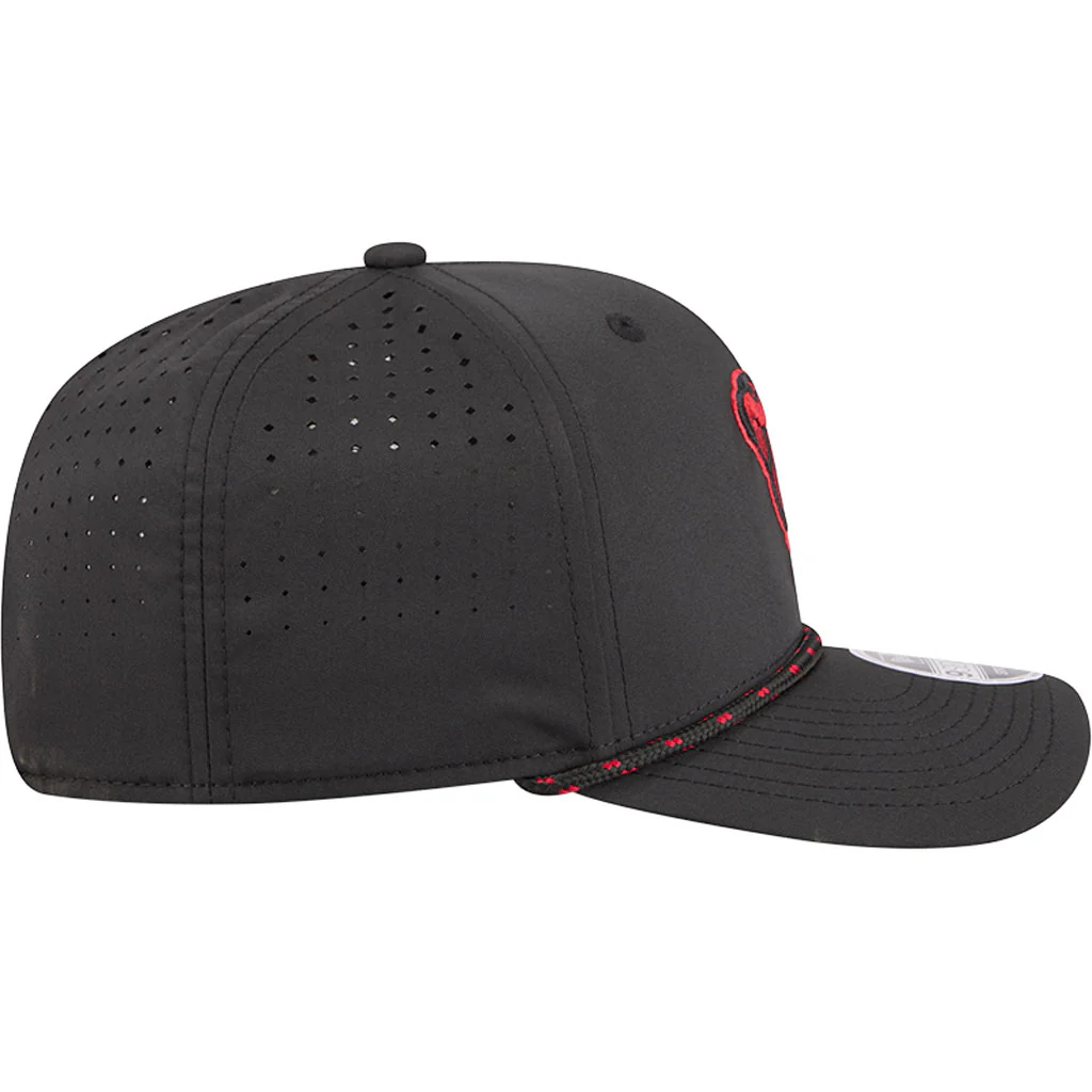 MLB Arizona Diamondbacks New Era Sport 9SEVENTY Stretch Snap Hat - Black - Image 5