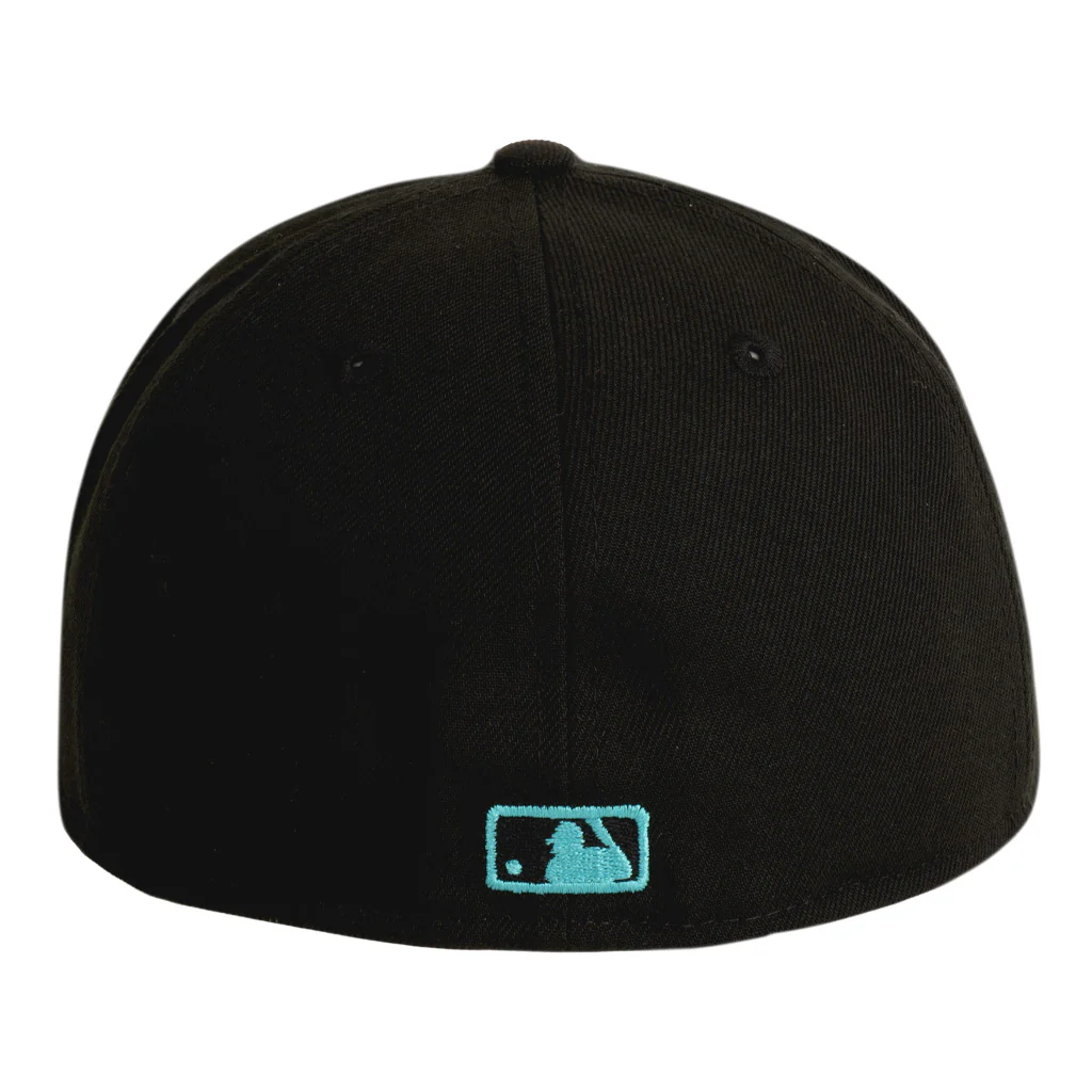 MLB Arizona Diamondbacks New Era Teal Outline City Connect 59FIFTY Fitted Hat - Black - Image 2