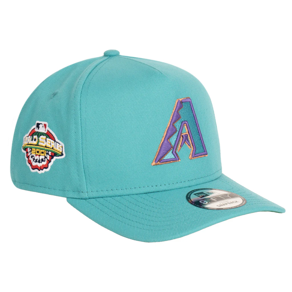 MLB Arizona Diamondbacks New Era Team Undervisor 9FIFTY A-Frame Snapback Hat - Teal