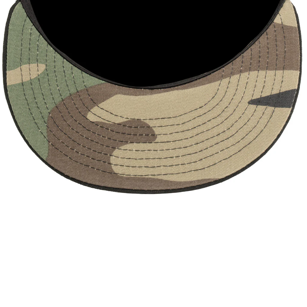 MLB Arizona Diamondbacks New Era Throwback Commando 59FIFTY Fitted Hat - Black - Image 5