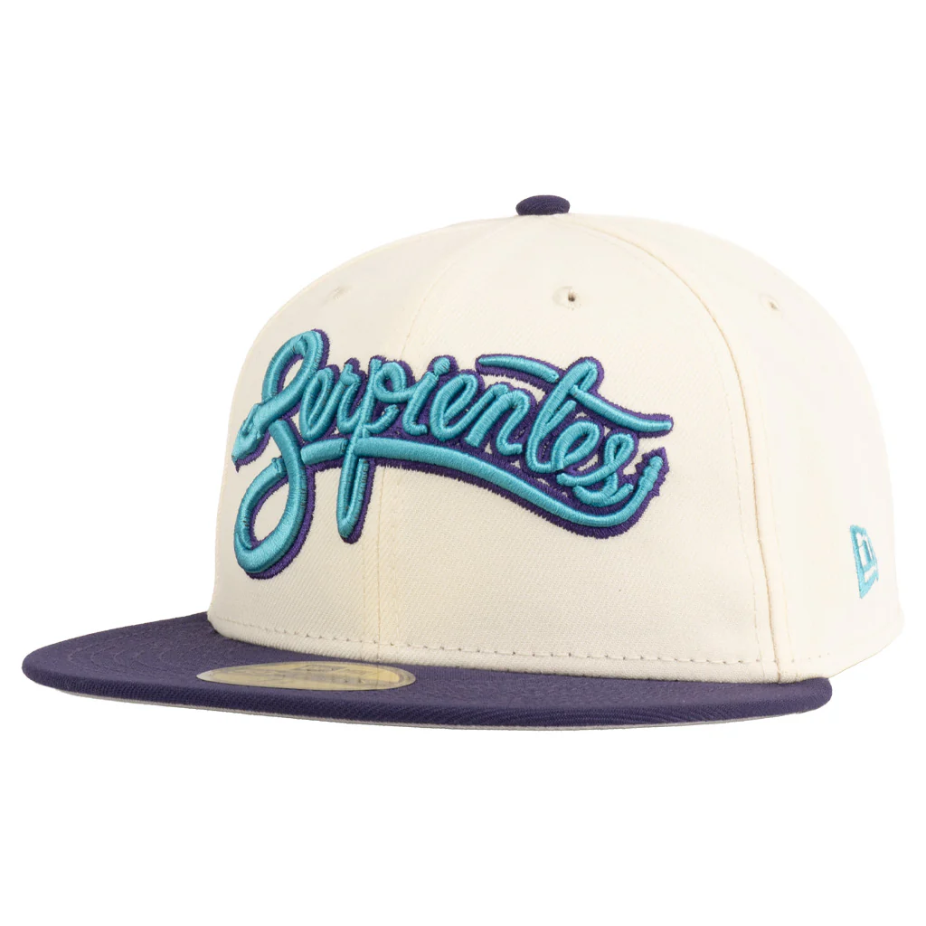 MLB Arizona Diamondbacks New Era Two-Tone City Connect Teal Wordmark 59FIFTY Fitted Hat - Cream - Image 2