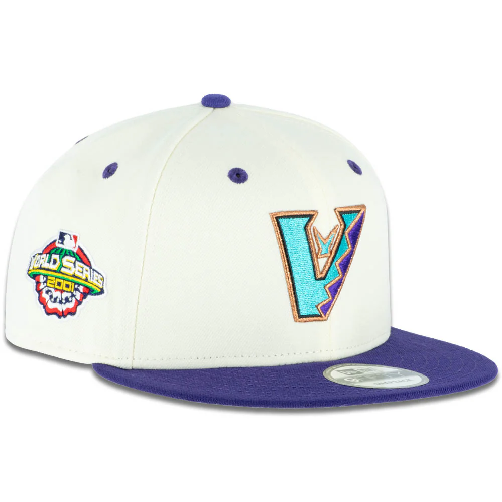 MLB Arizona Diamondbacks New Era Two-Tone Cooperstown Flipped 9FIFTY Snapback Hat