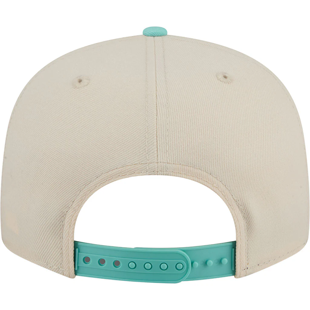 MLB Arizona Diamondbacks New Era Two-Tone Snakehead Aqua 9FIFTY Snapback Hat - Light cream - Image 6