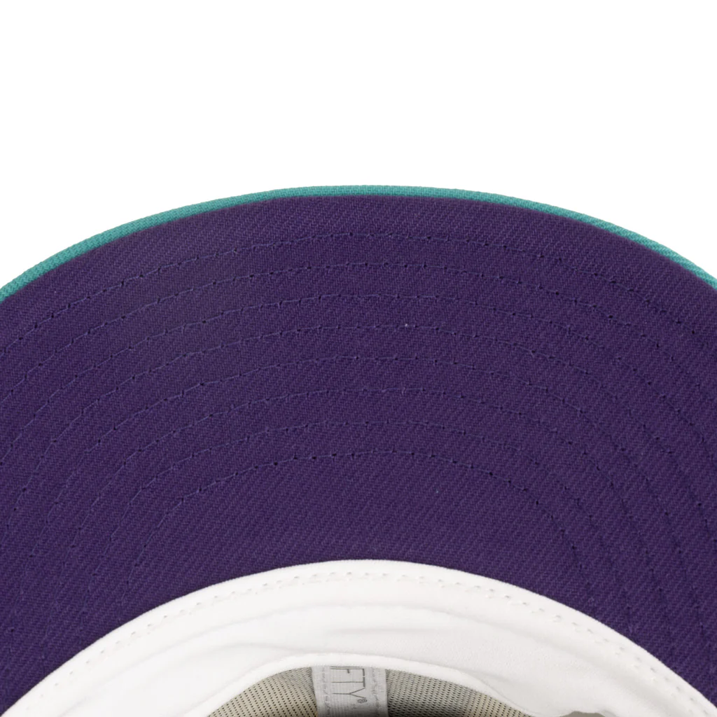 MLB Arizona Diamondbacks New Era Two-Tone Team Under Visor 59FIFTY Fitted Hat - Cream - Image 4