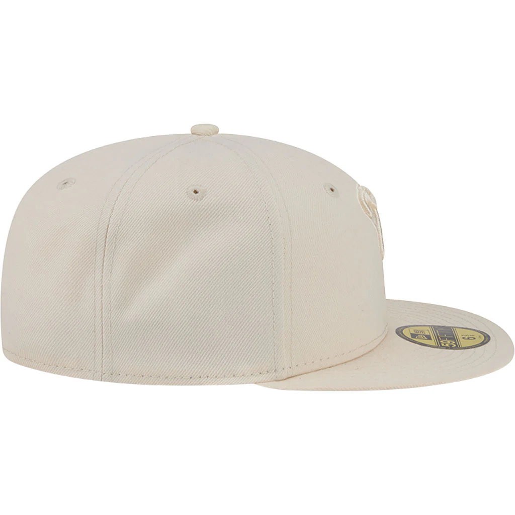 MLB Arizona Diamondbacks New Era Vanilla 59FIFTY Fitted Hat - Cream - Image 5
