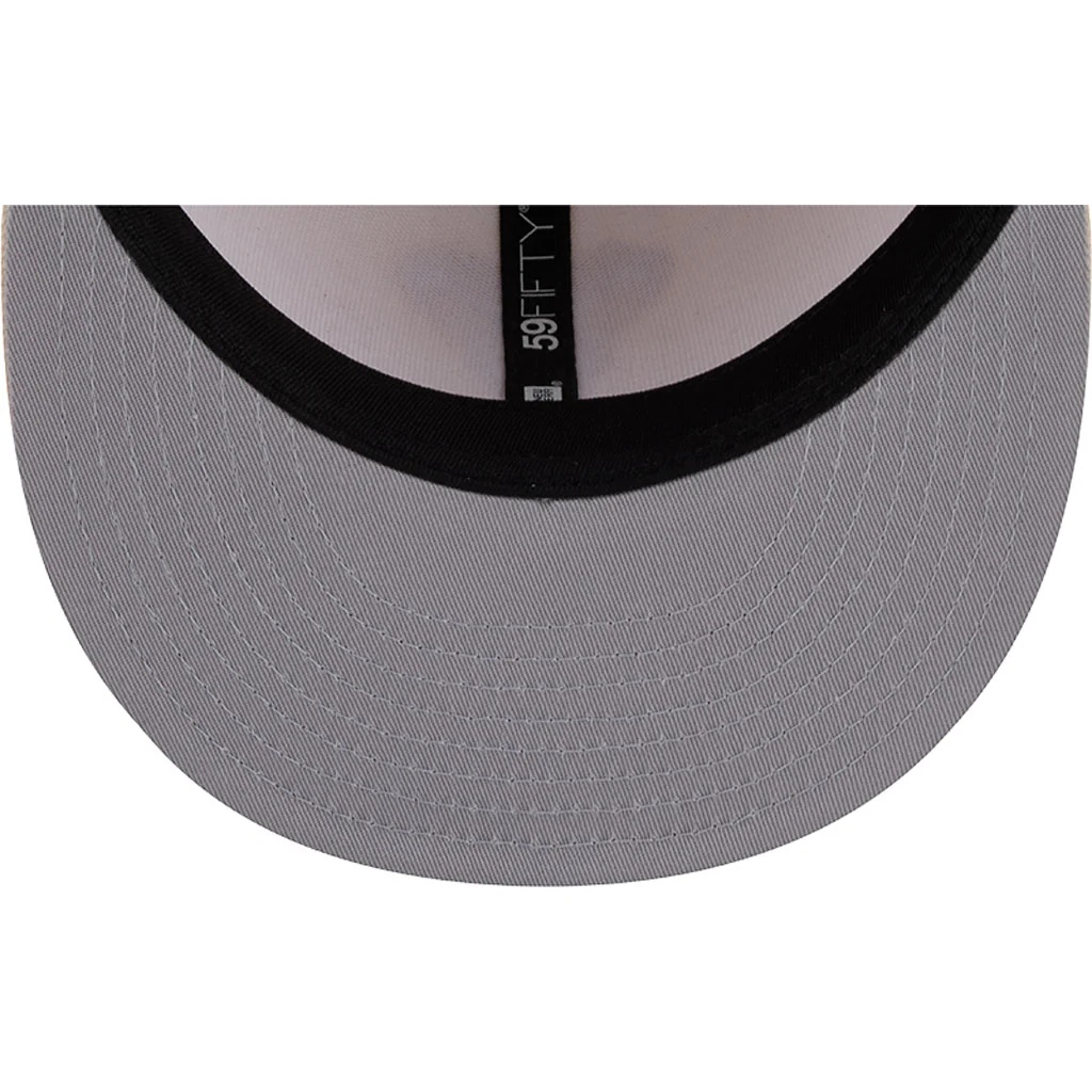 MLB Arizona Diamondbacks New Era Vanilla 59FIFTY Fitted Hat - Cream - Image 7