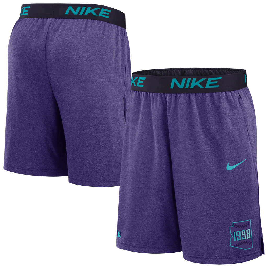 MLB Arizona Diamondbacks Nike 2026 Authentic Collection City Connect Knit Shorts - Purple