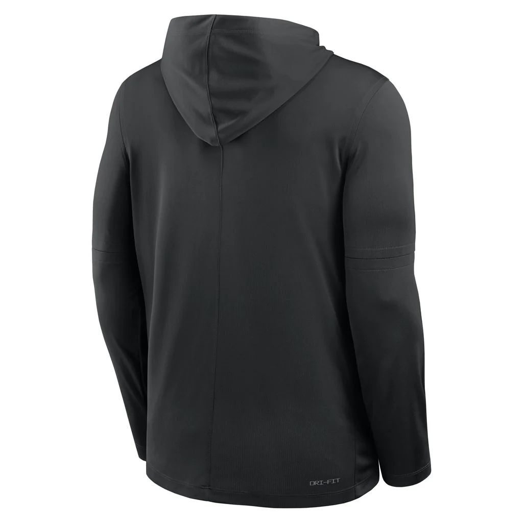 MLB Arizona Diamondbacks Nike 2026 Authentic Collection Lightweight Hoodie - Black - Image 3