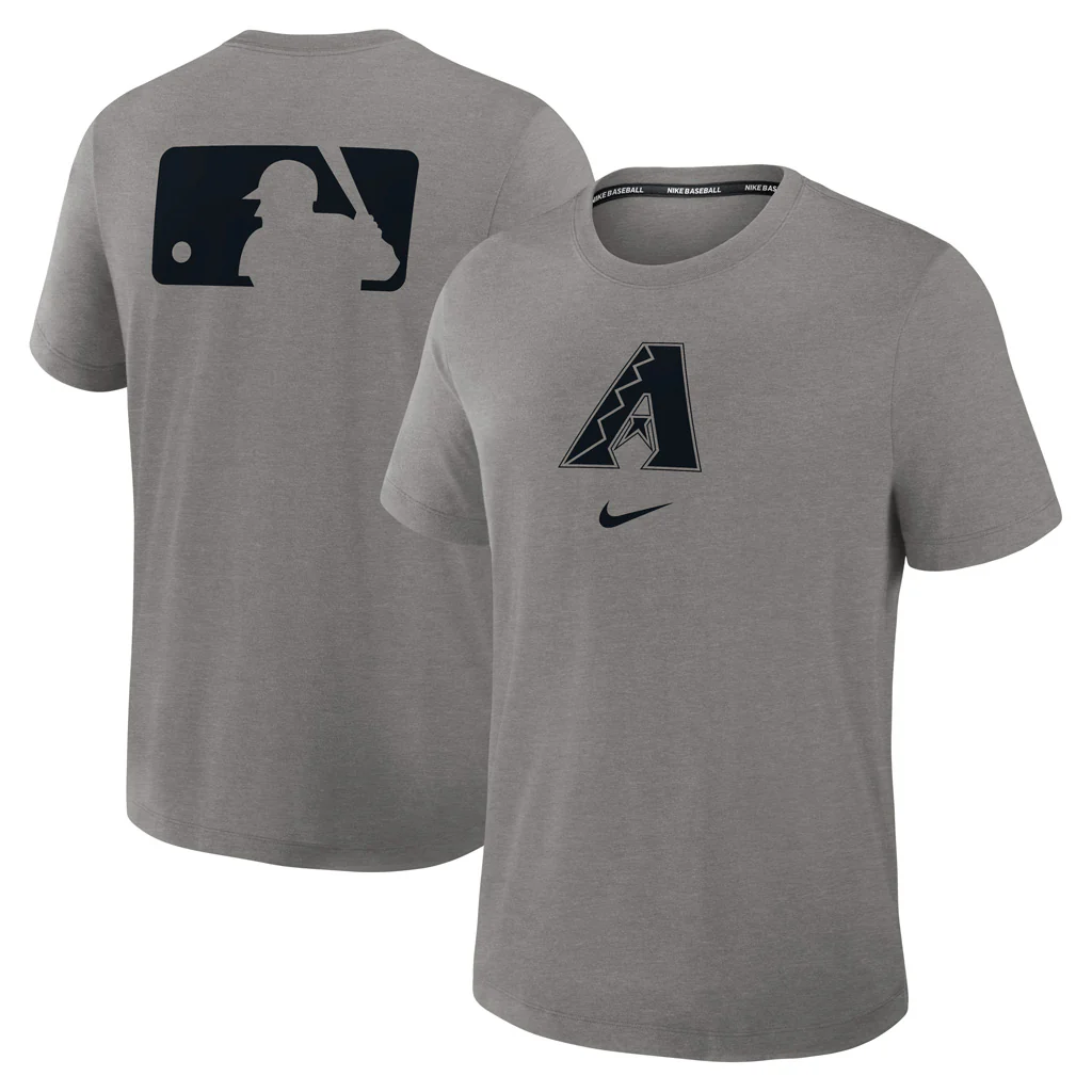MLB Arizona Diamondbacks Nike 2025 Early Work T-Shirt - Heather Gray