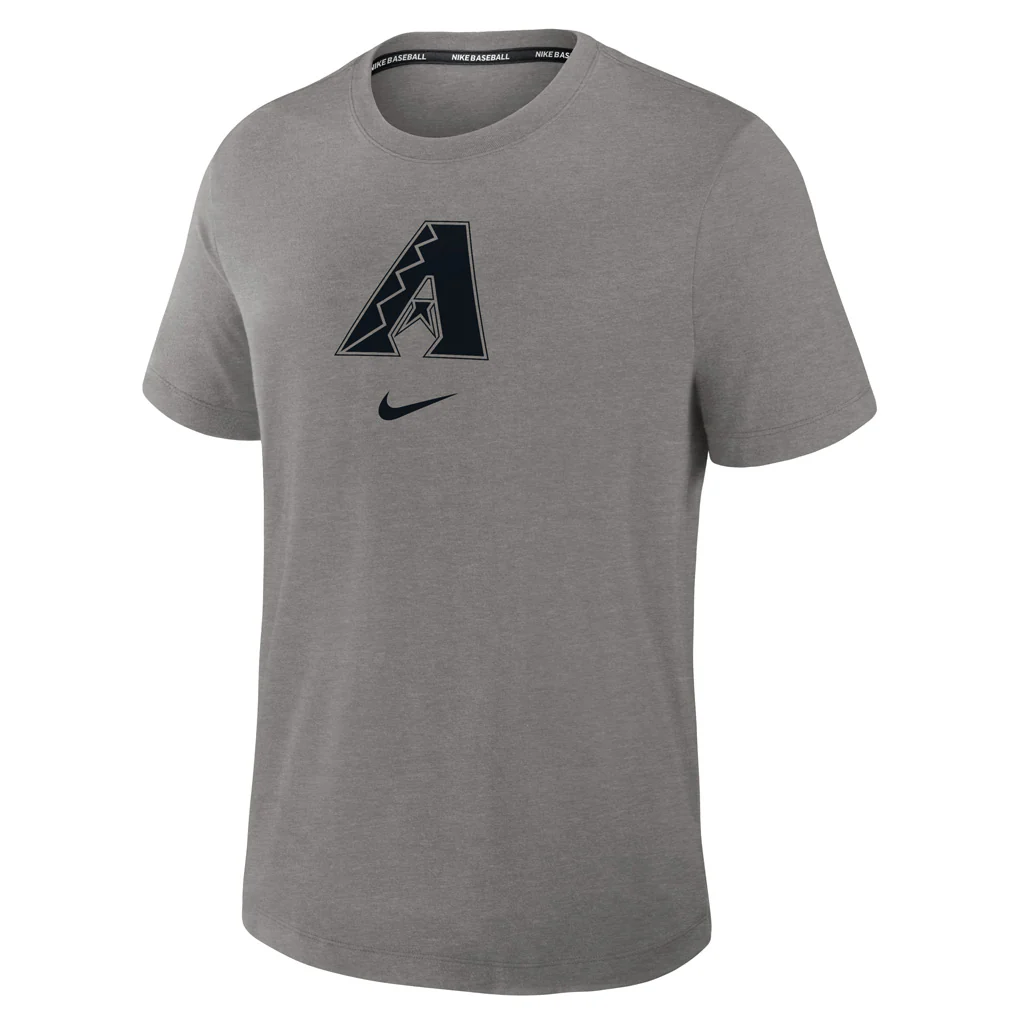 MLB Arizona Diamondbacks Nike 2025 Early Work T-Shirt - Heather Gray - Image 2