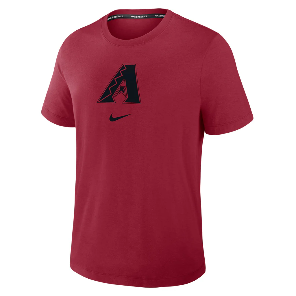 MLB Arizona Diamondbacks Nike 2025 Early Work T-Shirt - Red - Image 2