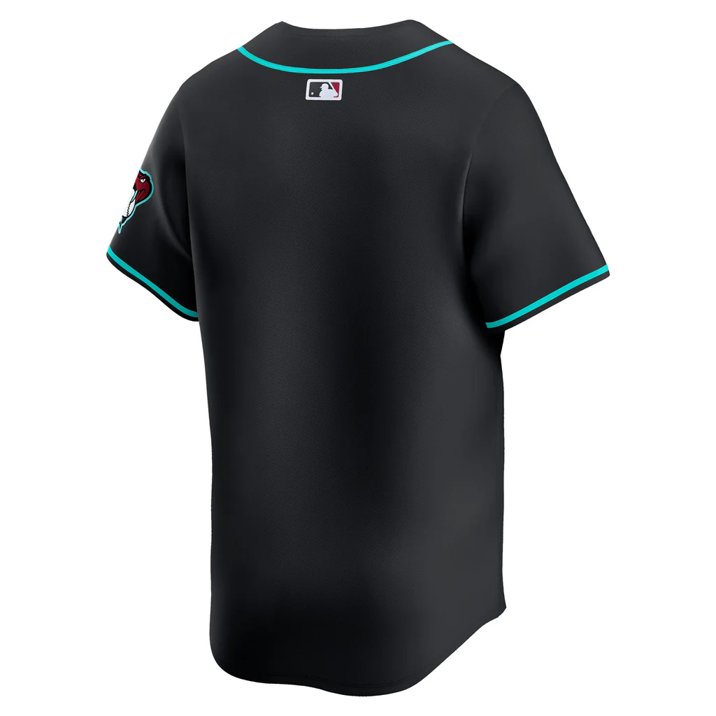 MLB Arizona Diamondbacks Nike Alternate Limited Jersey - Black - Image 2
